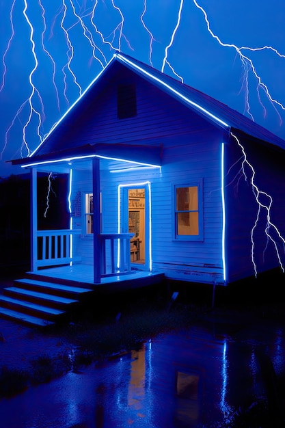 Attention heavy rain causes major flood house fully submerged