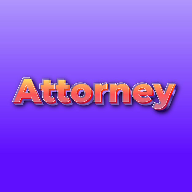 AttorneyText effect JPG gradient purple background card photo