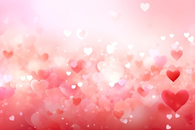 Photo attractive heart background