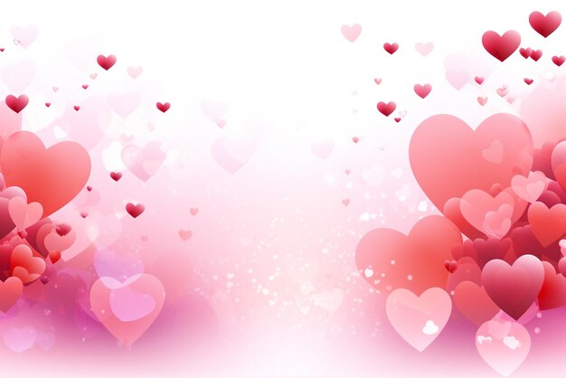 Attractive heart background