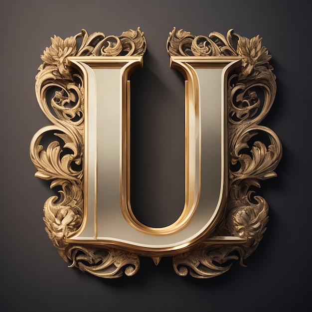 Attractive letters logo Stylish capital Lighting