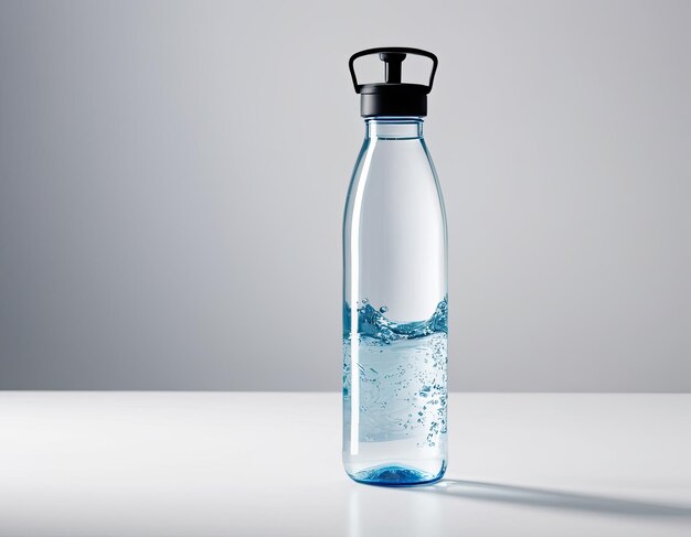 Attractive and professional water bottle mockup on a clean white background