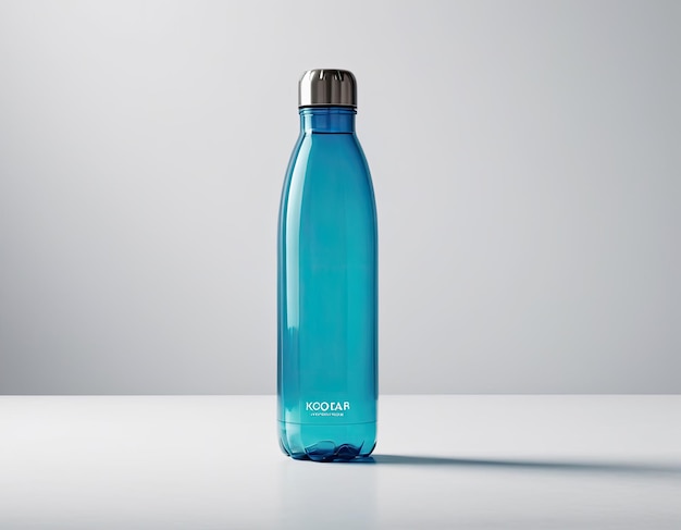 Attractive and professional water bottle mockup on a clean white background