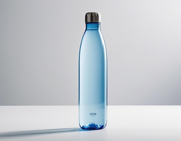 Attractive and professional water bottle mockup on a clean white background