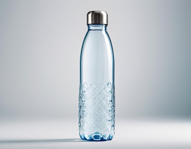 Attractive and professional water bottle mockup on a clean white background