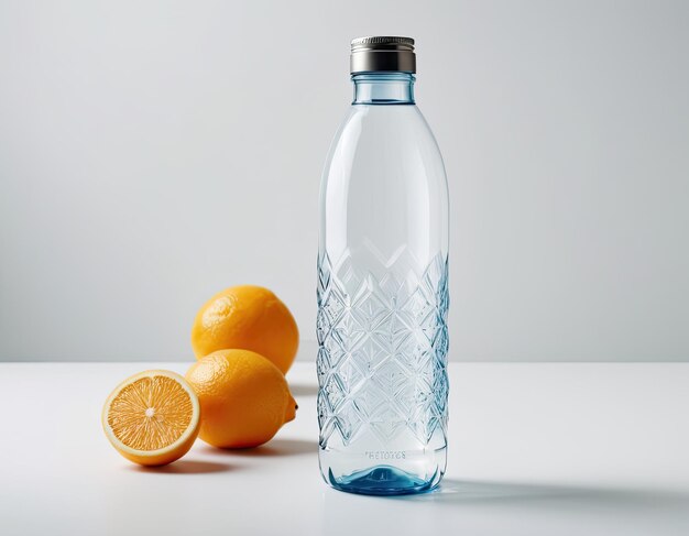 Attractive and professional water bottle mockup on a clean white background