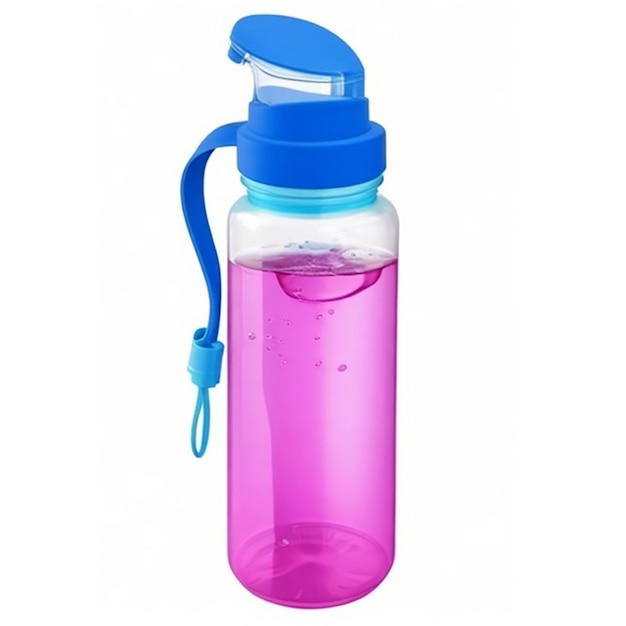 Photo attractive water bottle red
