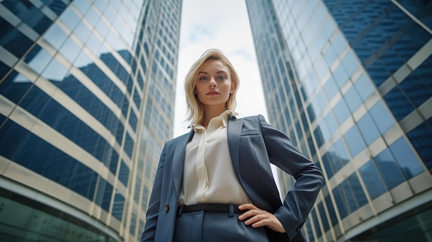 写真 アトラクティブな女性 携帯電話で仕事をしている女性 ビジネスマン 背景