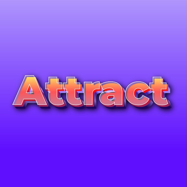 AttractText効果JPGグラデーション紫色の背景カード写真