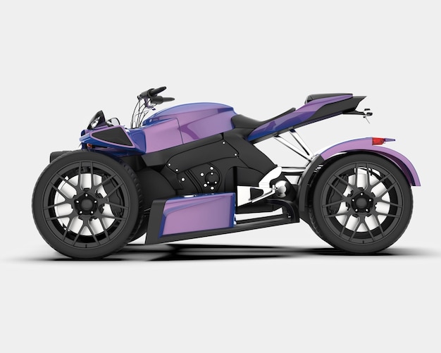 背景の3dレンダリングイラストで分離されたATV