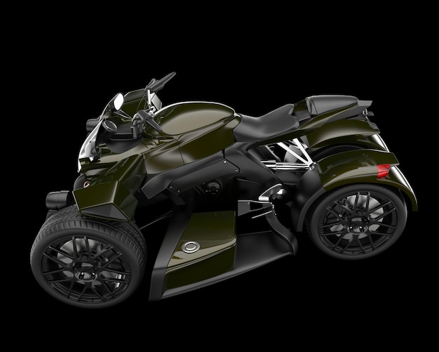 ATV isolated on background 3d rendering illustration