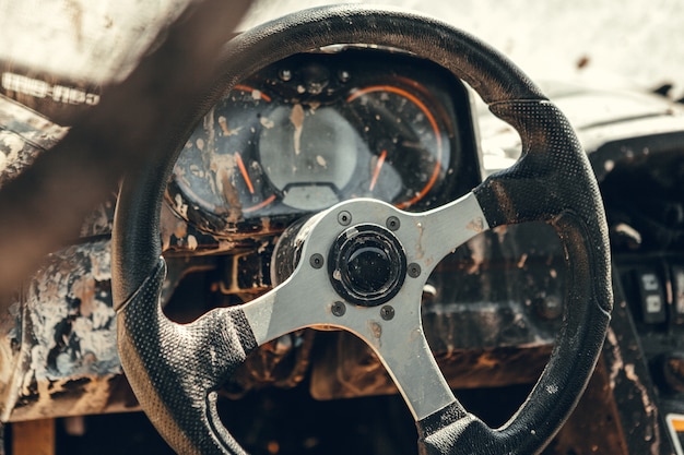 Atv Quad bike, close-up of details