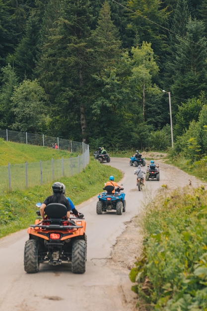 Atv ride extreme journey off road concept