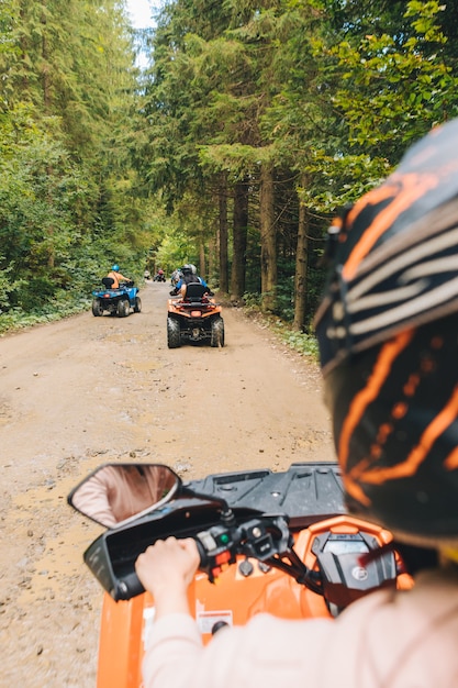 Atv ride extreme journey off road concept