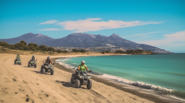 Atv riding guides in vardousia exploring greek mountains and coastal views