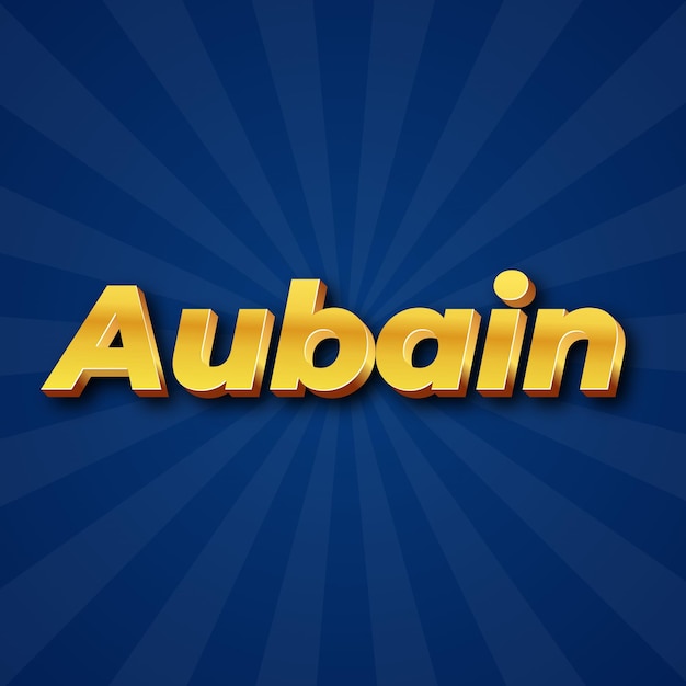 Aubain text effect gold jpg attractive background card photo confetti
