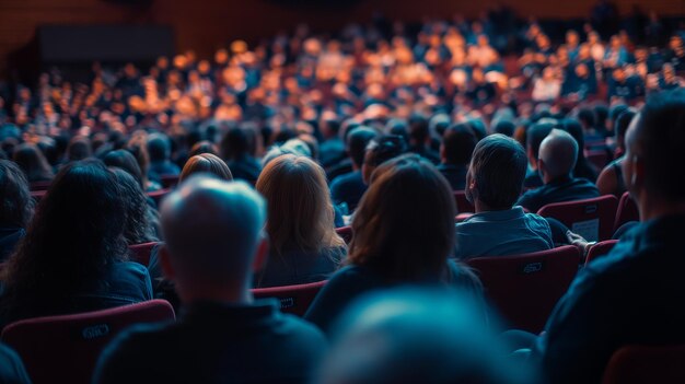 Audience Engaged in a Conference Session at a Modern Convention Center