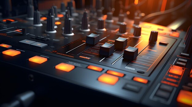 Audio mixing board