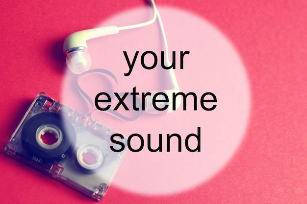 audiocassette background sound