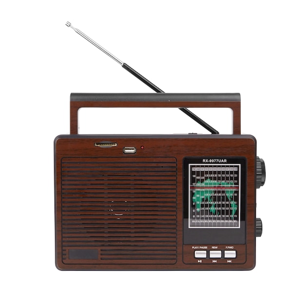 Audiospeler met een radio
