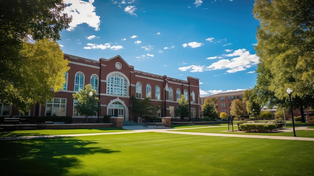 Auditorium school buildings