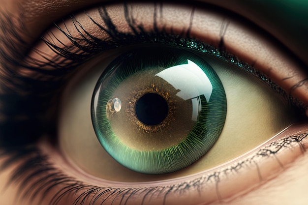 Augmented reality contact lens or bionic eye