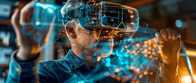 augmented reality developer creating interactive experiences