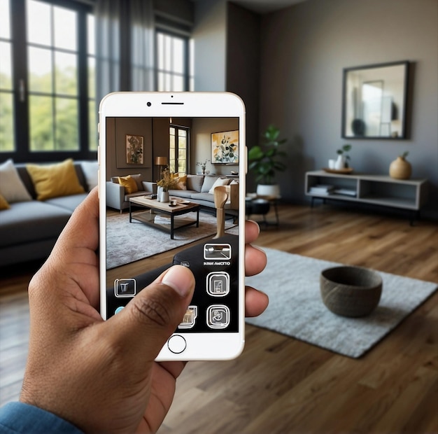 Photo augmented reality interior decorating innovation