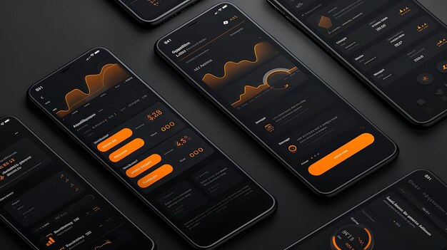 Augur Cryptocurrency gedecentraliseerde voorspelling markt mobiele creatieve idee app achtergrond ontwerpen