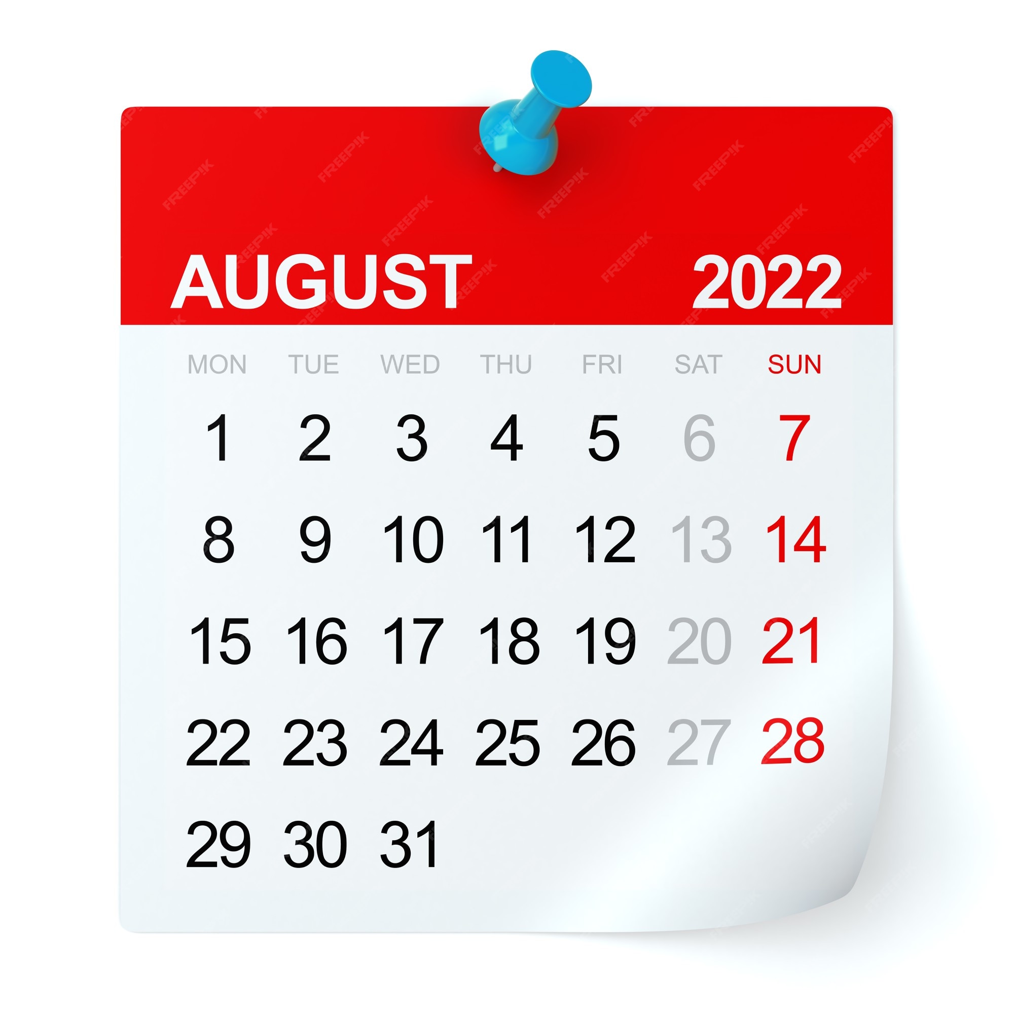 Calendar On White Background. 1 August. 3D Illustration. Stock Photo,  Picture and Royalty Free Image. Image 29626508.