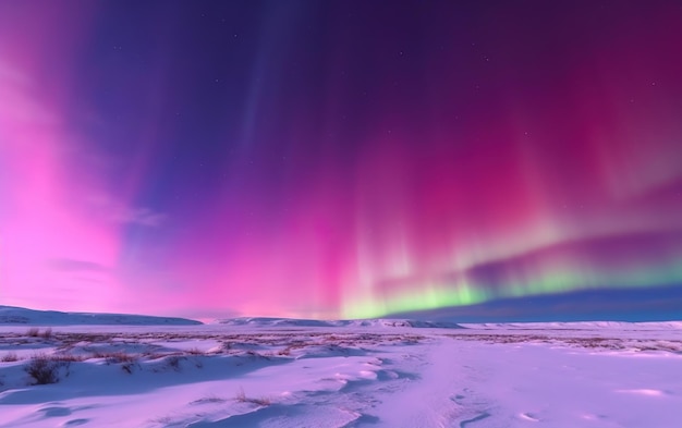 The aurora borealis is a beautiful phenomenon in iceland.