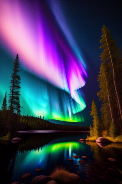 Aurora lights