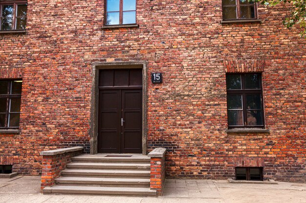 Auschwitz-birkenau nazi-concentratiekampmuseum in polen