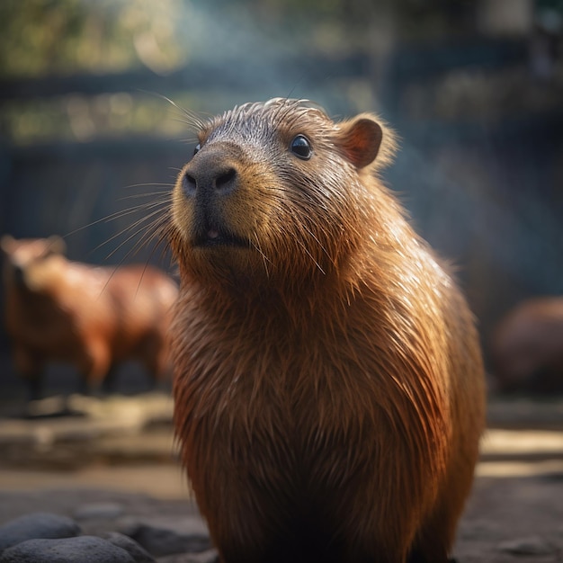 Australia capybara taronga zoo pictures Generative AI