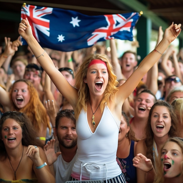 Australia day australia flag