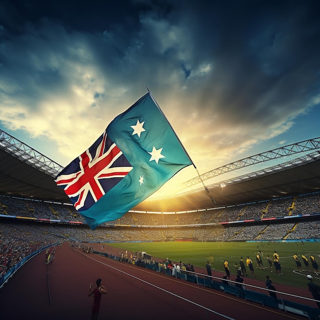 Australia day australia flag