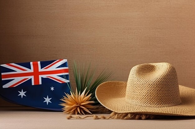 Australia day background Generate Ai