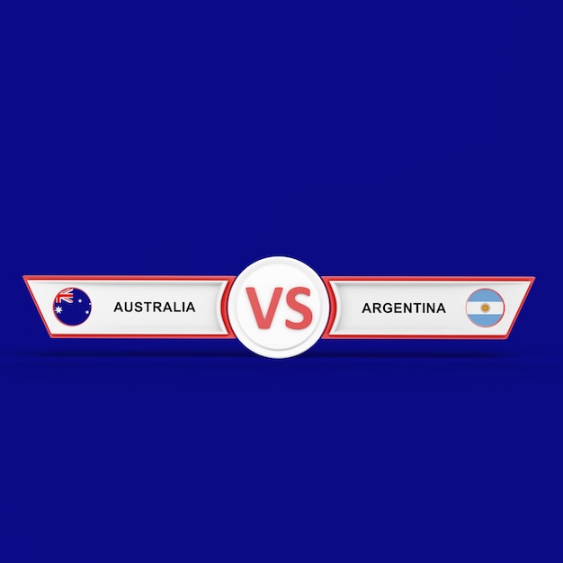 Photo australia versus argentina match