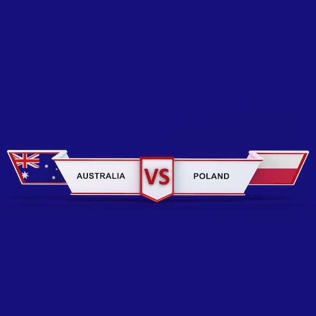 Premium Photo | Australia vs poland
