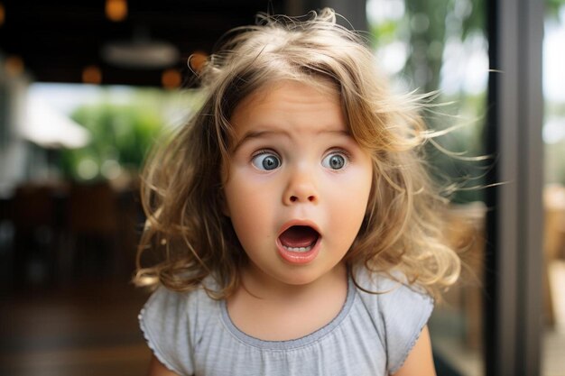 Photo an australian female toddler with straight hair w