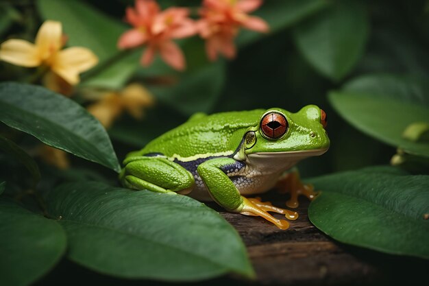 Australian Green Tree frog Dumpy Frog