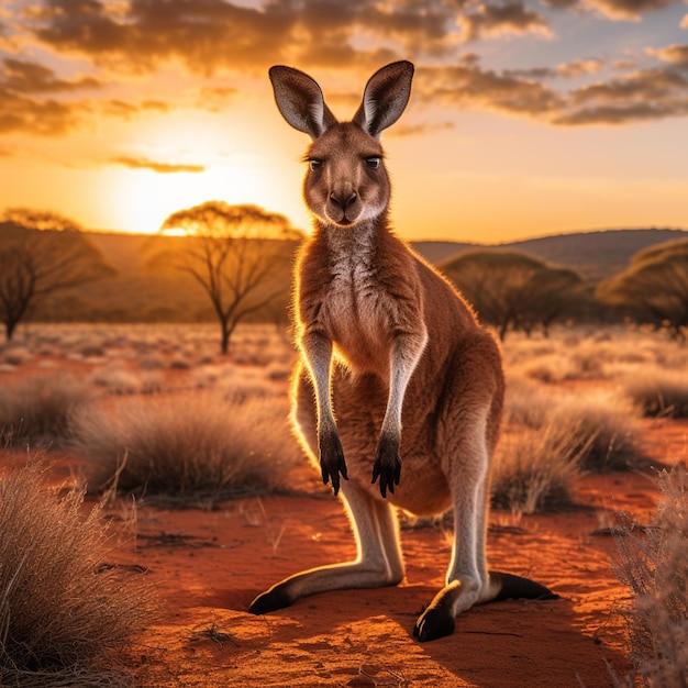 オーストラリア の カンガルー