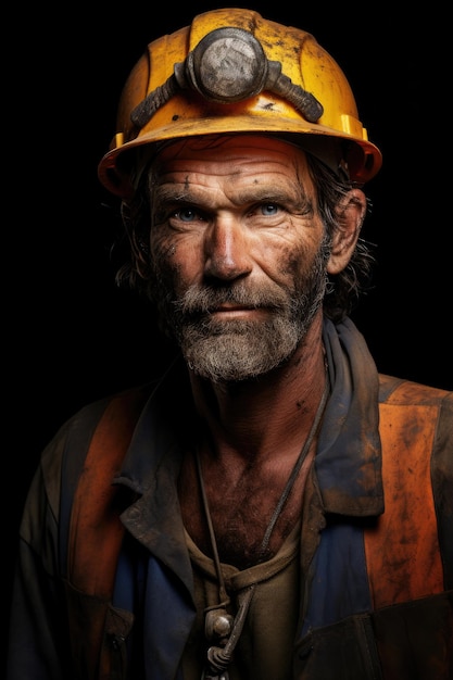 Australian worker man portrait