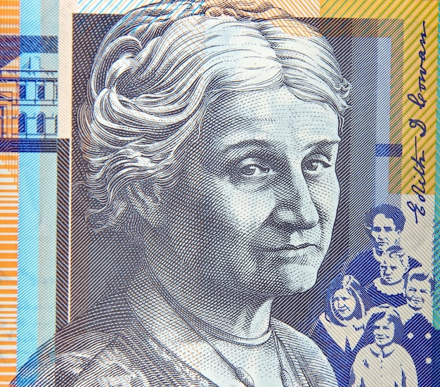Australisch geldportret