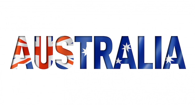 Australische vlag lettertype