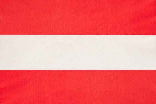 Austria national fabric flag