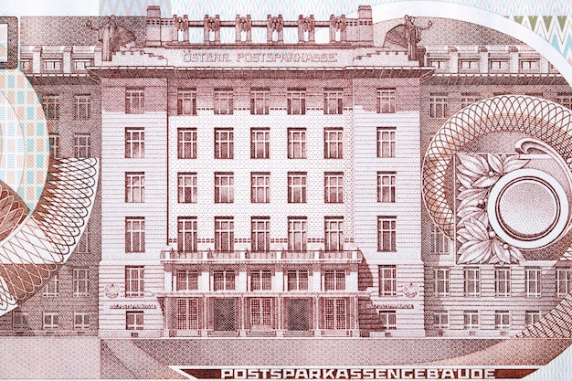 Austrian Postal Savings Bank from money  Schillings