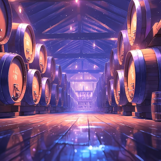 Authentic Barrels in Distillery 1080x1920