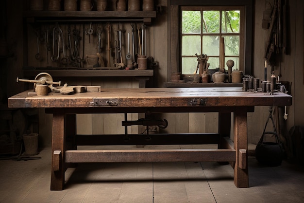 Authentic craftsmanship tinkers workbench