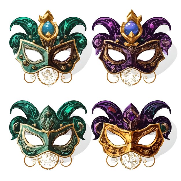 Подлинные ручные венецианские карнавальные маски для вечеринки или маскарад